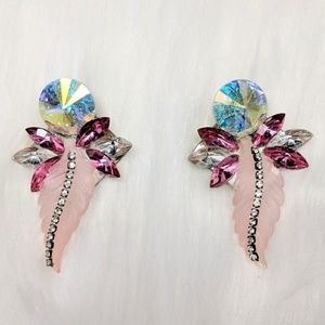 Vintage Jewelry - Designer Rhinestone Earrings Vintage Jewelry - Designer Rhinestone Earrings